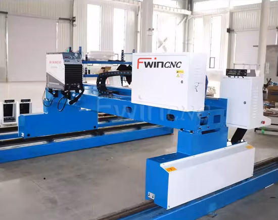 Máquina de corte por chama CNC para estrutura de pórtico