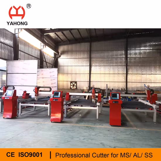 Aço inoxidável Aço carbono Alumínio Tabela Tipo plasma CNC Preço da máquina de corte de aço